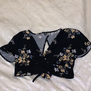 Flower crop top